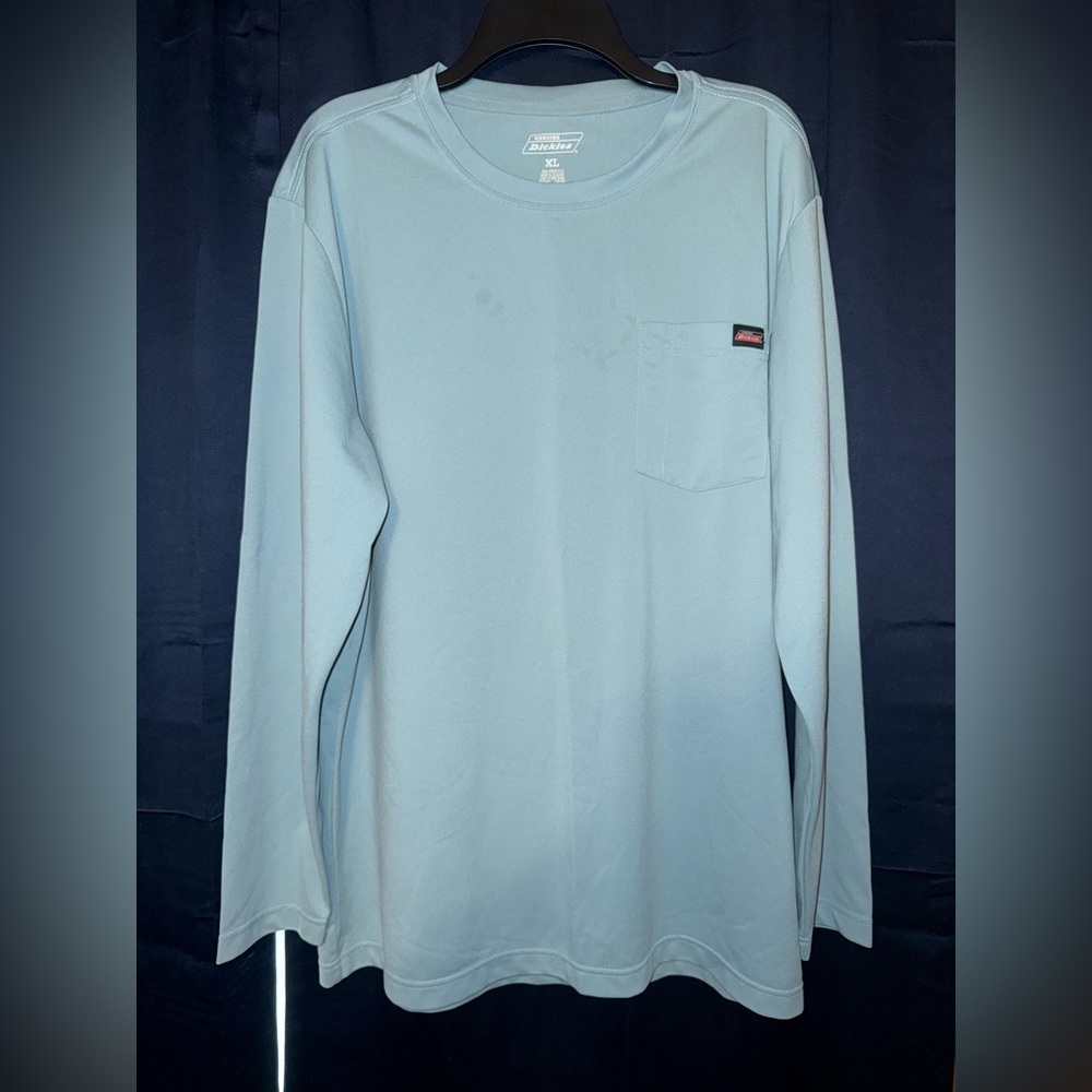Dickies Men's Blue Long Sleeve Shirt